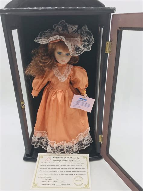 Ashley Belle Porcelain Doll Collection 15” With Certificate of