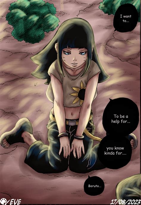 [Boruto Two Blue Vortex] Himawari TimeSkip Panel Colored By Me : r