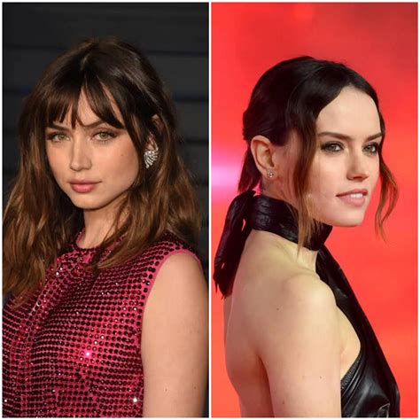 Daisy Ridley and Ana de Armas: Choose one to ride her and the other