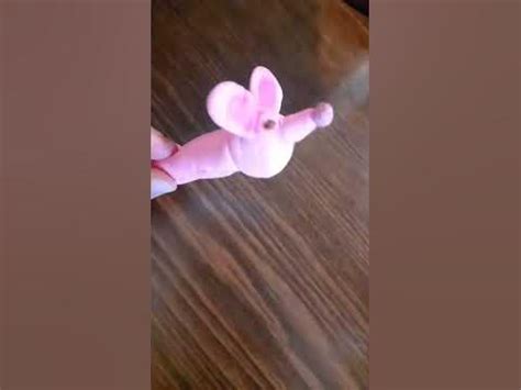 мышка сосиска из воздушного пластилина🌭🐭 - YouTube