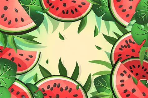 watermelon background design pictures