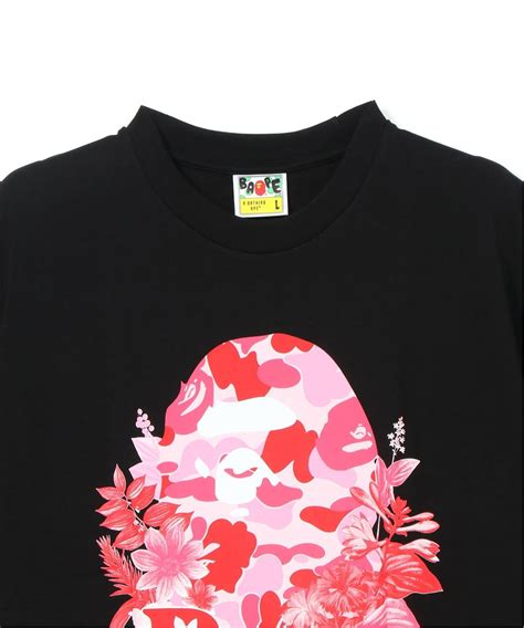 A BATHING APE｜FLORA BIG APE HEAD RELAXED FIT TEE | Rakuten Fashion(楽天