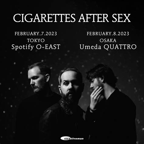 CIGARETTES AFTER SEX JAPAN TOUR 2023