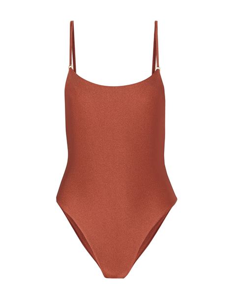 Buy Jade Swim One-piece Swimsuits - Brown At 62% Off | Editorialist