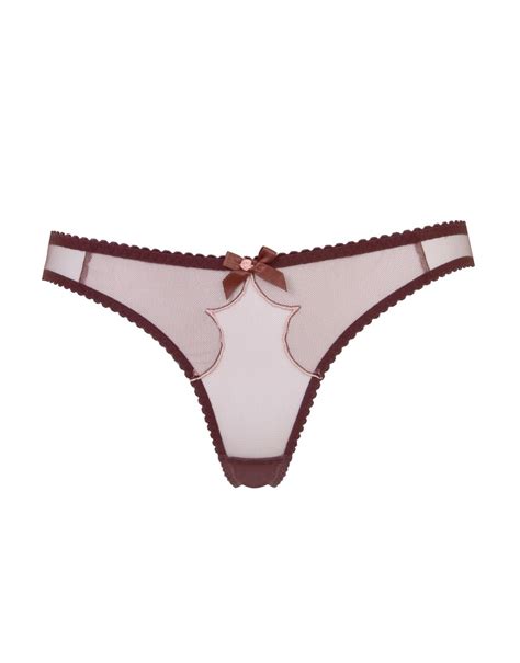 Коричневые классические трусы Lorna Agent Provocateur – купить за 10 600 р.