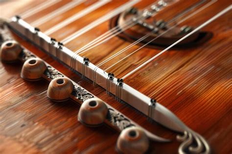 premium photo harmony  strings traditional musical instrument concept