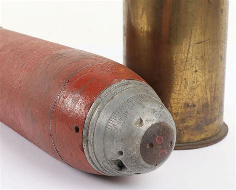 Inert WW1 German 77mm Shrapnel Round