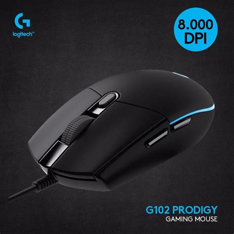 Jual Mouse Gaming Wired Logitech G102 Prodigy Ori | Shopee Indonesia