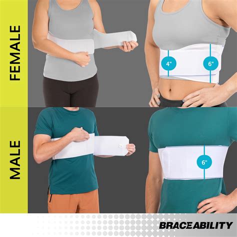 Snapklik.com : BraceAbility Rib Injury Binder Belt - Universal Broken