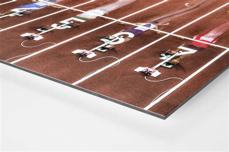 Start beim 60m Sprint - 11FREUNDE SHOP - Sport Leichtathletik Foto als ...