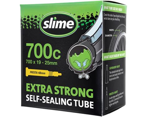 Slime Self-Sealing Tube (700c x 19-25mm) (48mm Presta Valve) [30085 ...