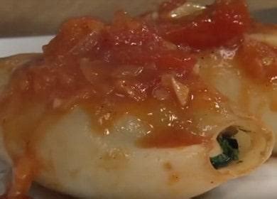 Гъби пълнени калмари - стъпка по стъпка 🦑 рецепта със снимка