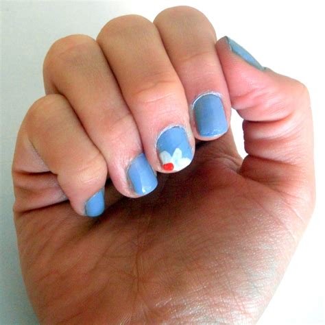 simple foot nail art
