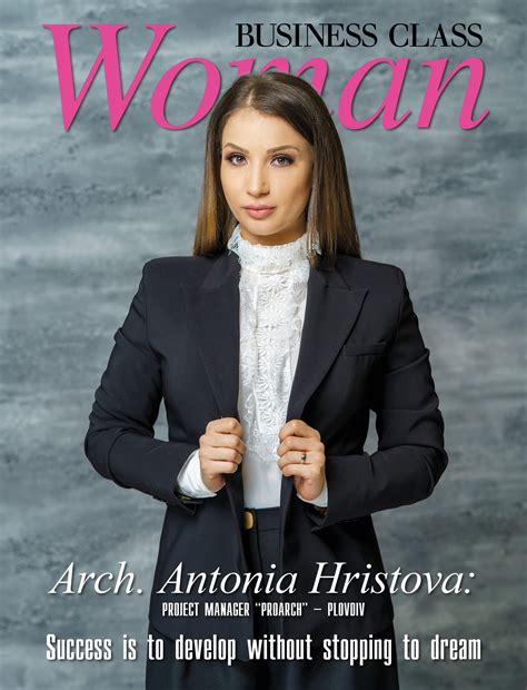 Arch. Antonia Hristova: Success is to develop without stopping to dream