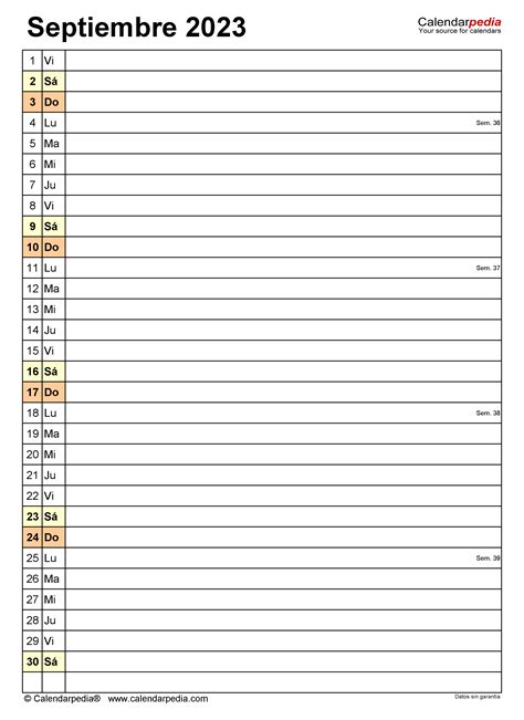 Calendario De Septiembre 2023 4