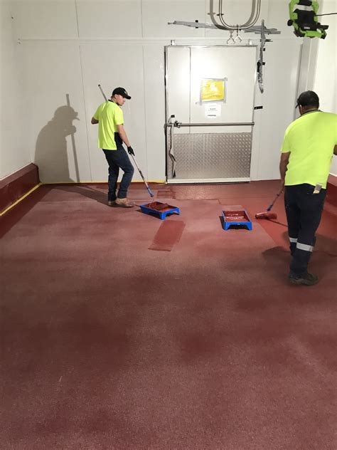 Non-Skid Epoxy Flooring to Freezers - Protective Coating Systems