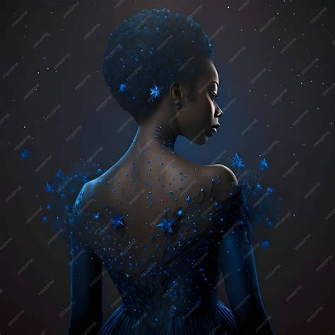 Premium Vector | Black silhouette of a women on dark background