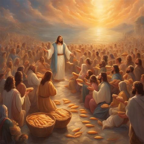 Jesus Feeding the Five Thousand by ZENART07 on DeviantArt