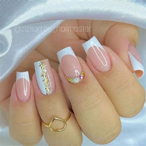 Unhas Delicadas E Elegantes Francesinha - unhas delicadas francesinhas de gel curso de unhas clica na foto | Gel ...