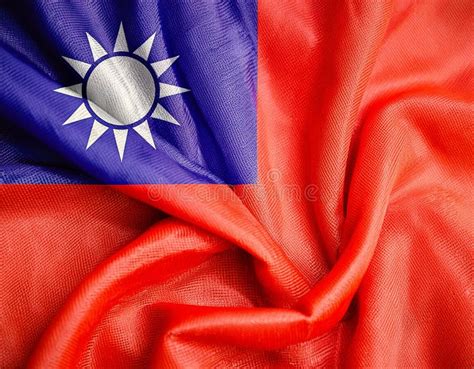 Taiwan Flag. the National Flag of Taiwan Stock Illustration ...