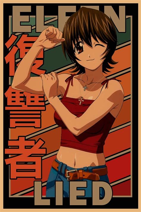 Elfen Lied Poster Anime Poster Musik Anime TV Anime Poster | Etsy
