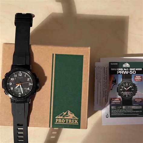 hodinky casio protrek prw  aer aukro