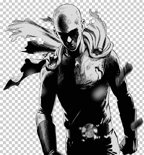 One Punch Man Manga Anime Saitama Comics PNG, Clipart, Aggression, Anime, Arm, Black And White ...