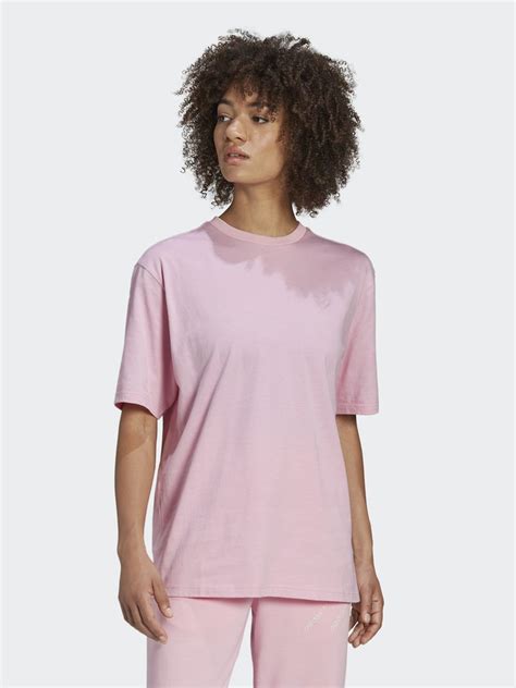 Футболка adidas Originals, размер 44, цвет розовый, хлопок 100% ...