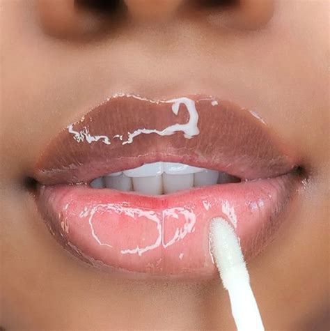 Flawless Lip Gloss Glassy Shine | Lip gloss, Lips, Makeup for black skin