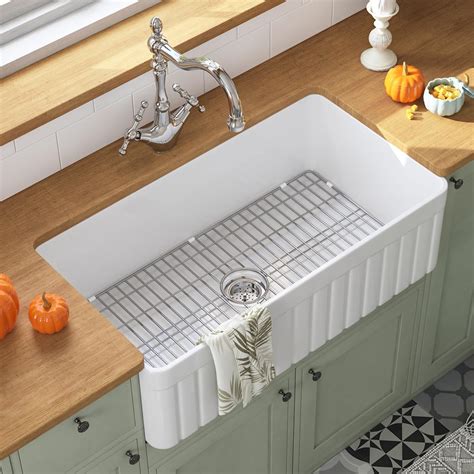 DeerValley Solstice Fireclay Farmhouse Kitchen Sink Philippines | Ubuy