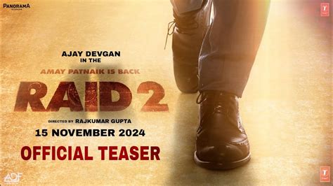 RAID 2 Teaser Announcement | Ajay Devgan | Raid 2 Latest Updates ...