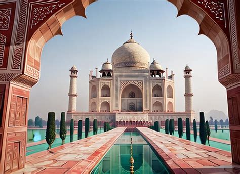 Premium AI Image | Taj mahal at agra