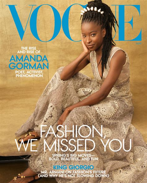 Amanda Gorman Covers the May Issue of 'Vogue' - Fashionista