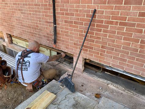 Termite Damage Rim Joist Repair, Bowie, Maryland
