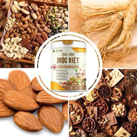 Sẵn (Hộp 900g) Sữa Hạt MỘC VIỆT - Bổ Sung Dinh Dưỡng Từ 15 Loại Hạt, Hỗ ...