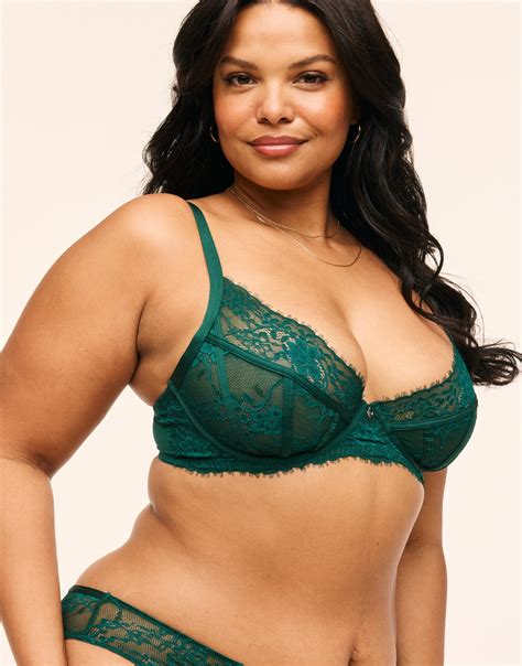 Mandi Dark Green 7 Unlined Demi, 32A-38D | Adore Me