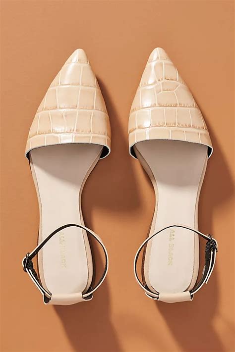 black ankle strap flats anthropologie