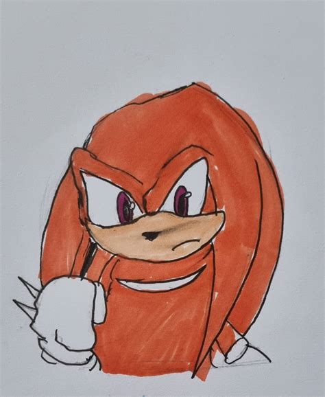 Character of the day : Knuckles by QueenNeedlemouse on DeviantArt