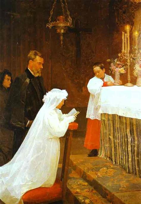 Pablo Picasso — First Communion, 1896
