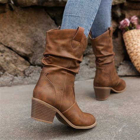 women boots calf 16