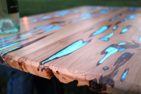 How to Make a Wooden Table That Glows in the Dark