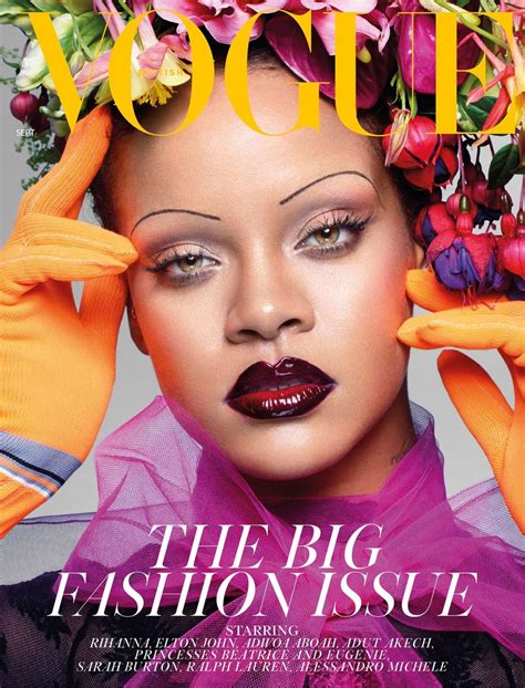 memorable magazine covers   rihanna vogue vogue