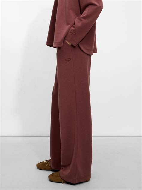 Loose-fitting trousers with elastic waistband Grey | Parfois