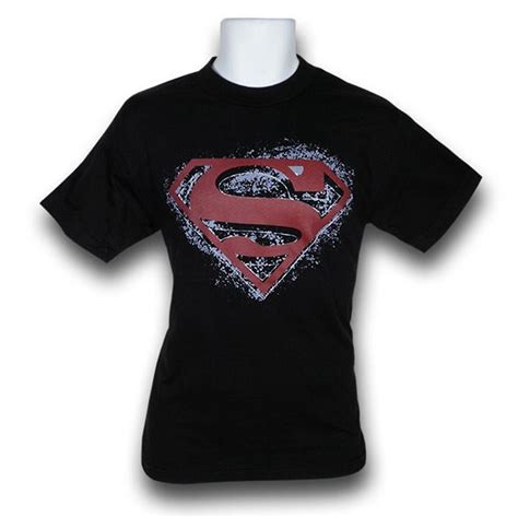 superman noir shield symbol  shirt