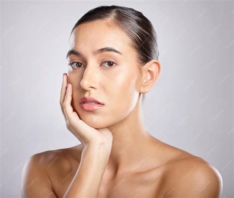 premium photo woman skincare  portrait   beauty model  face