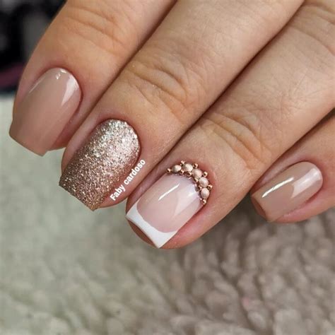 Ideias De Unhas Com Brilho