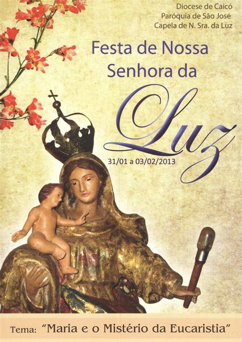 PARÓQUIA DE SÃO JOSÉ: FESTA DE NOSSA SENHORA DA LUZ