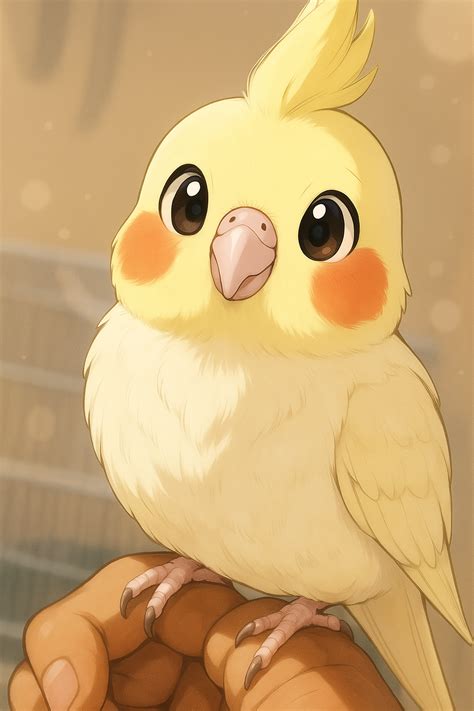 minha calopsita | Cute bunny cartoon, Cute drawings, Cute birds