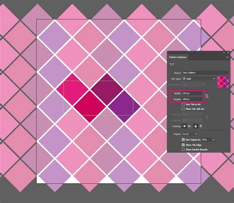 create  custom pattern  illustrator