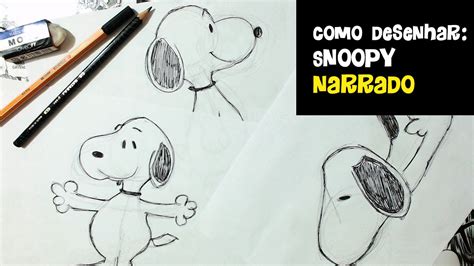 Como Desenhar O Snoopy - COMO DESENHAR O SNOOPY | HOW TO DRAW - YouTube